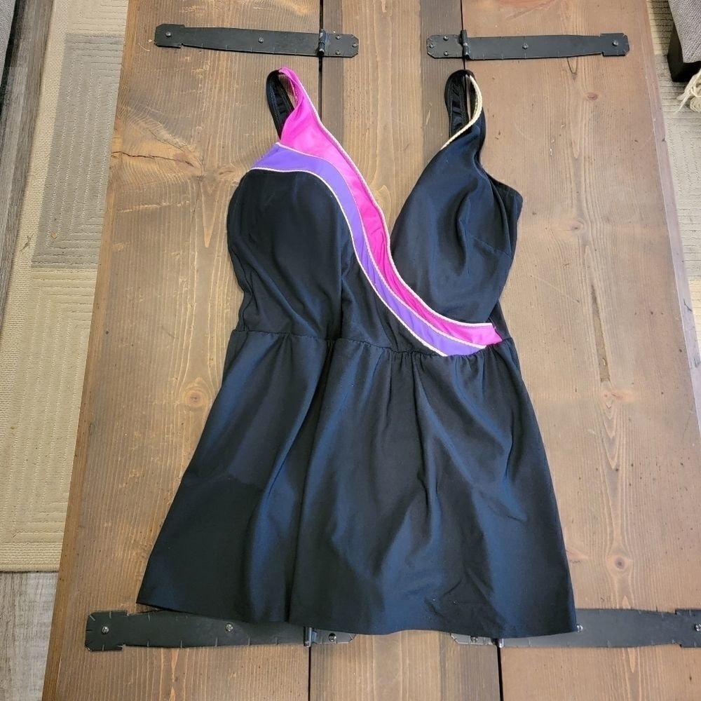 Vintage Robby Len Swimsuit skirted size 22w